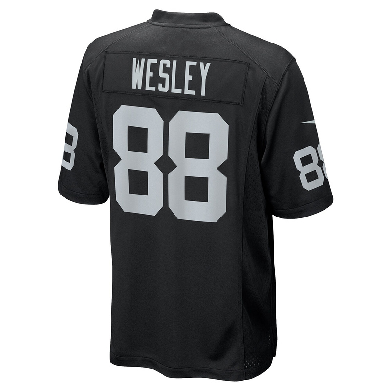 Men's Las Vegas Raiders Antoine Wesley Nike Black Team Game Jersey