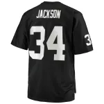 Men's Bo Jackson Mitchell & Ness Black Big & Tall 1988 Retired Player Replica Jersey