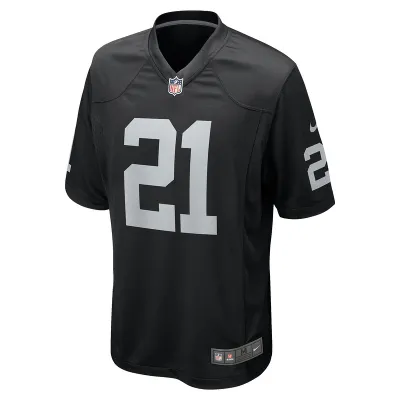 Men's Las Vegas Raiders Cliff Branch Nike Black Retired Player Game Jersey 01