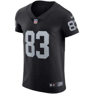 Men's Las Vegas Raiders Darren Waller Nike Black Vapor Elite Jersey 01