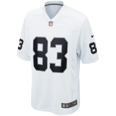Men's Las Vegas Raiders Darren Waller Nike White Game Jersey 01