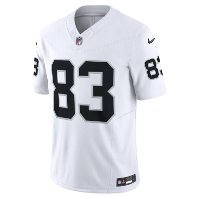 Men's Las Vegas Raiders Darren Waller Nike White Vapor F.U.S.E. Limited Jersey 01