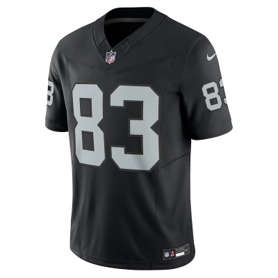 Men's Las Vegas Raiders Darren Waller Nike Black Vapor F.U.S.E. Limited Jersey 01