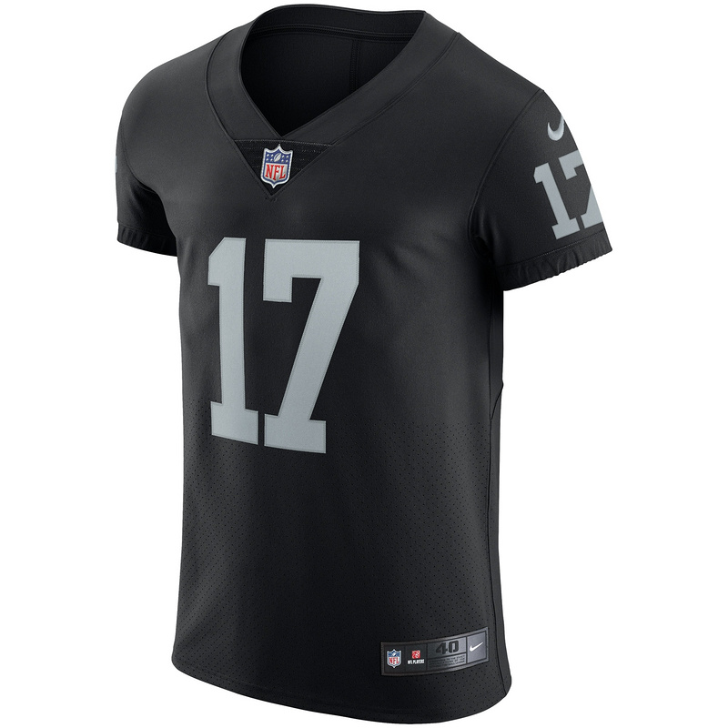 Men's Las Vegas Raiders Davante Adams Nike Black Vapor Elite Jersey