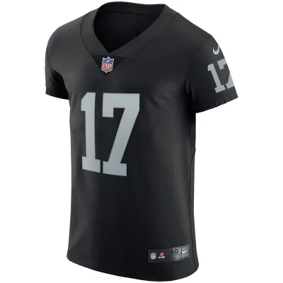 Men's Las Vegas Raiders Davante Adams Nike Black Vapor Elite Jersey 01