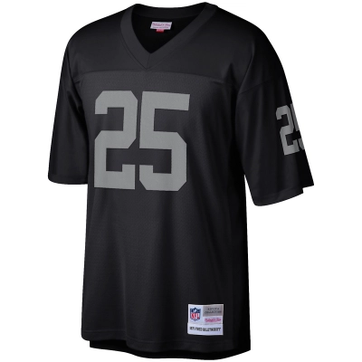 Las Vegas Raiders Fred Biletnikoff Mitchell & Ness Black Retired Player Legacy Replica Jersey 01