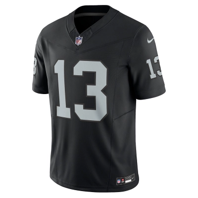 Men's Las Vegas Raiders Hunter Renfrow Nike Black Vapor F.U.S.E. Limited Jersey 01