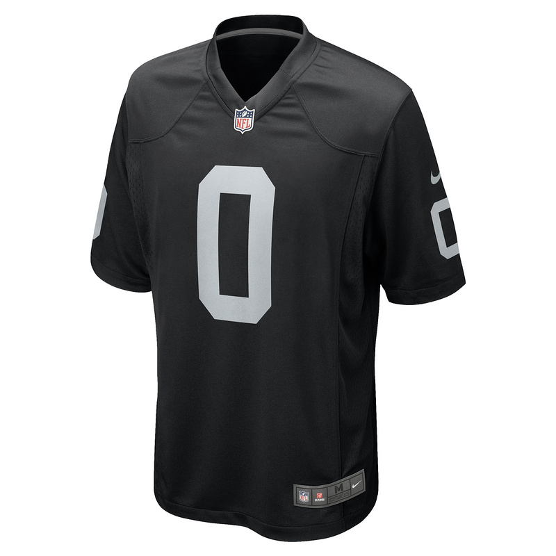 Men's Las Vegas Raiders Jakorian Bennett Nike Black Team Game Jersey