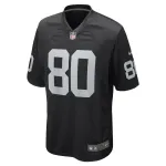 Men's Las Vegas Raiders Jesper Horsted Nike Black Game Player Jersey