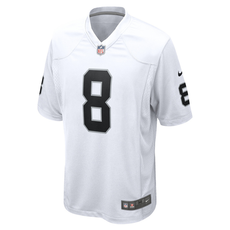 Men's Las Vegas Raiders Josh Jacobs Nike White Game Player Jersey