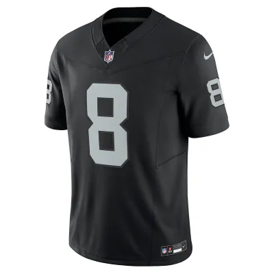 Men's Las Vegas Raiders Josh Jacobs Nike Black Vapor F.U.S.E. Limited Jersey 01