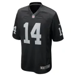 Men's Las Vegas Raiders Marquez Callaway Nike Black Team Game Jersey