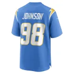 Men's Los Angeles Chargers Austin Johnson Nike Powder Blue Game Player Jersey