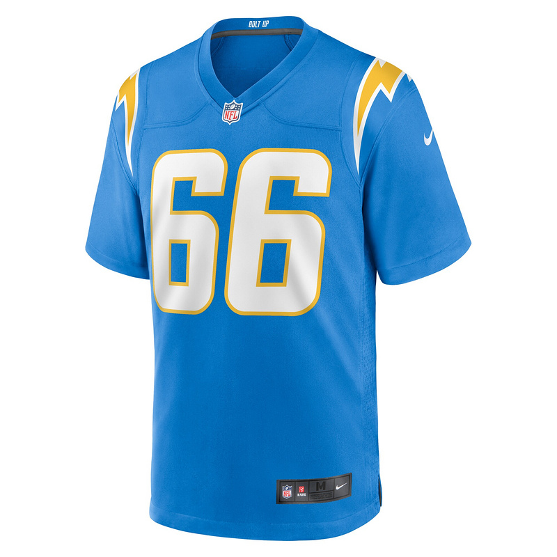 Men's Los Angeles Chargers Cameron Tom Nike Powder Blue Game Jersey