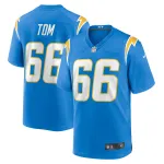 Men's Los Angeles Chargers Cameron Tom Nike Powder Blue Game Jersey