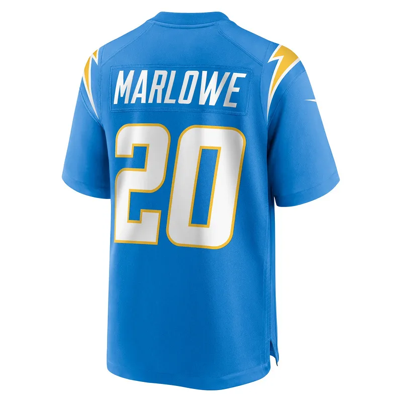 Men's Los Angeles Chargers Dean Marlowe Nike Powder Blue Team Game Jersey