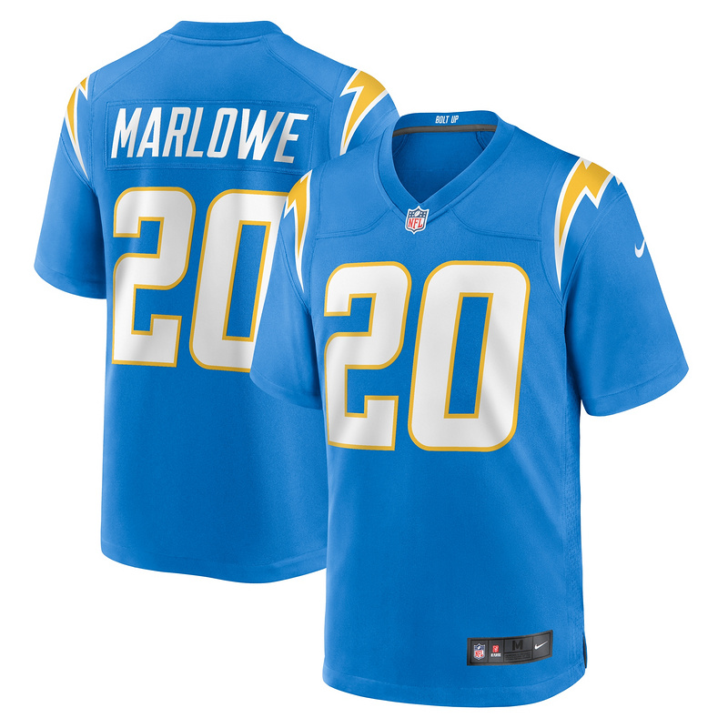 Men's Los Angeles Chargers Dean Marlowe Nike Powder Blue Team Game Jersey