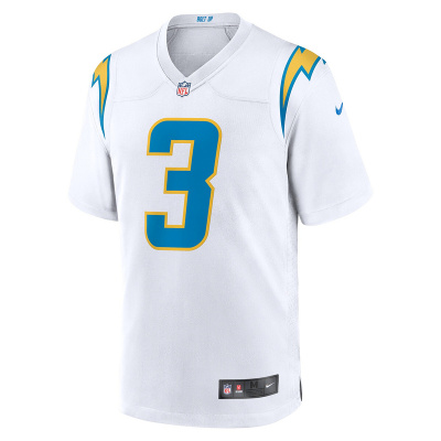 Men's Los Angeles Chargers Derwin James Jr. Nike White Game Jersey 01