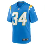 Men's Los Angeles Chargers Jaret Patterson Nike Powder Blue Team Game Jersey