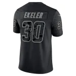 Men's Los Angeles Chargers Austin Ekeler Nike Black RFLCTV Limited Jersey