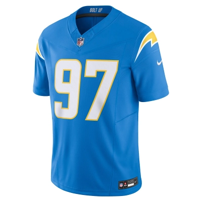 Men's Los Angeles Chargers Joey Bosa Nike Powder Blue Vapor F.U.S.E. Limited Jersey 01