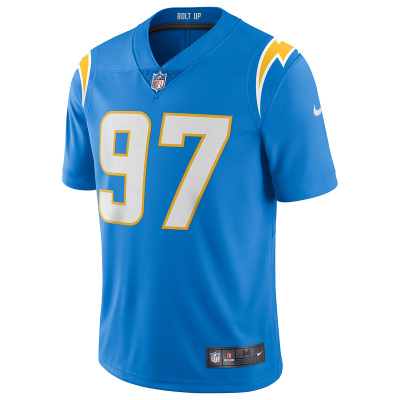 Men's Los Angeles Chargers Joey Bosa Nike Powder Blue Vapor Limited Jersey 01