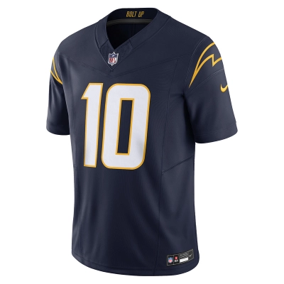 Men's Los Angeles Chargers Justin Herbert Nike Navy Vapor F.U.S.E. Limited Jersey 01