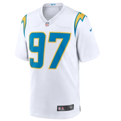 Men's Los Angeles Chargers Joey Bosa Nike White Game Jersey 01