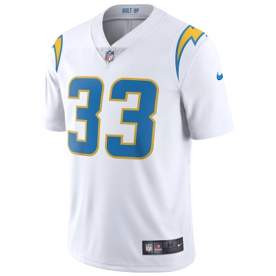 Men's Los Angeles Chargers Derwin James Nike White Vapor Limited Jersey 01