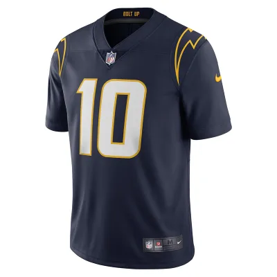 Men's Los Angeles Chargers Justin Herbert Nike Navy Vapor Limited Jersey 01