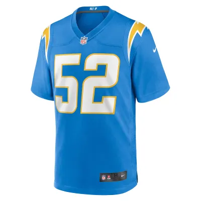 Men's Los Angeles Chargers Khalil Mack Nike Powder Blue Game Jersey 01