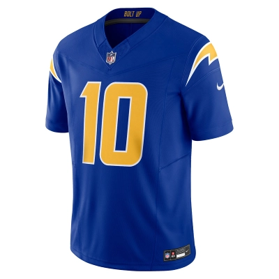 Men's Los Angeles Chargers Justin Herbert Nike Royal Vapor F.U.S.E. Limited Jersey 01