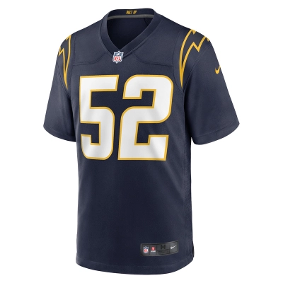 Men's Los Angeles Chargers Khalil Mack Nike Navy Alternate Game Jersey 01