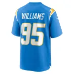 Men's Los Angeles Chargers Nicholas Williams Nike Powder Blue Team Game Jersey