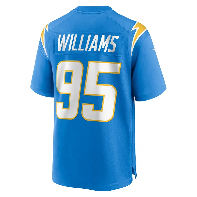 Men's Los Angeles Chargers Nicholas Williams Nike Powder Blue Team Game Jersey