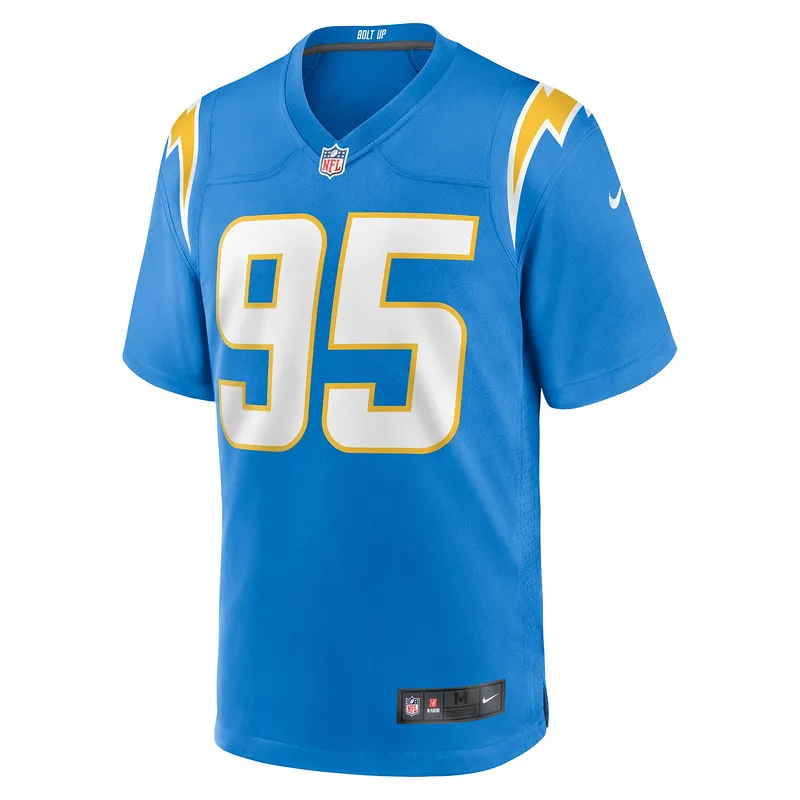 Men's Los Angeles Chargers Nicholas Williams Nike Powder Blue Team Game Jersey