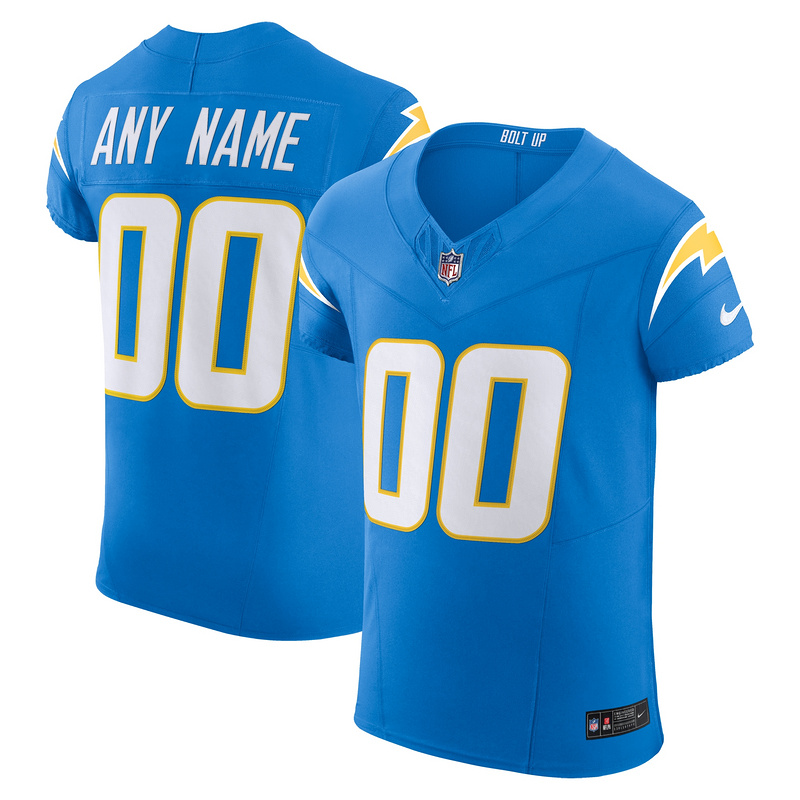 Men's Los Angeles Chargers Nike Powder Blue Vapor F.U.S.E. Elite Custom Jersey