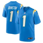 Men's Quentin Johnston Nike Powder Blue 2023 NFL Draft First Round Pick Game Player Jersey