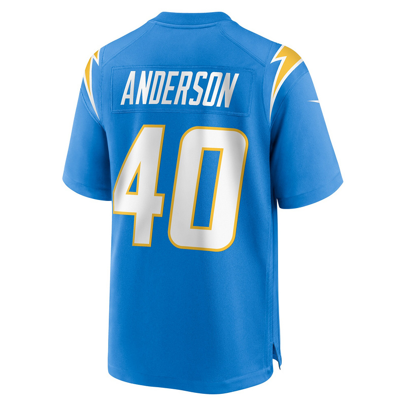 Men's Los Angeles Chargers Stephen Anderson Nike Powder Blue Game Jersey