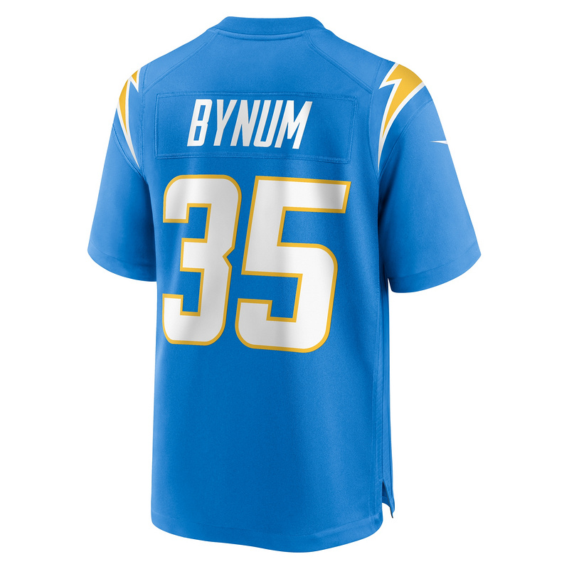Men's Los Angeles Chargers Terrell Bynum Nike Powder Blue Team Game Jersey