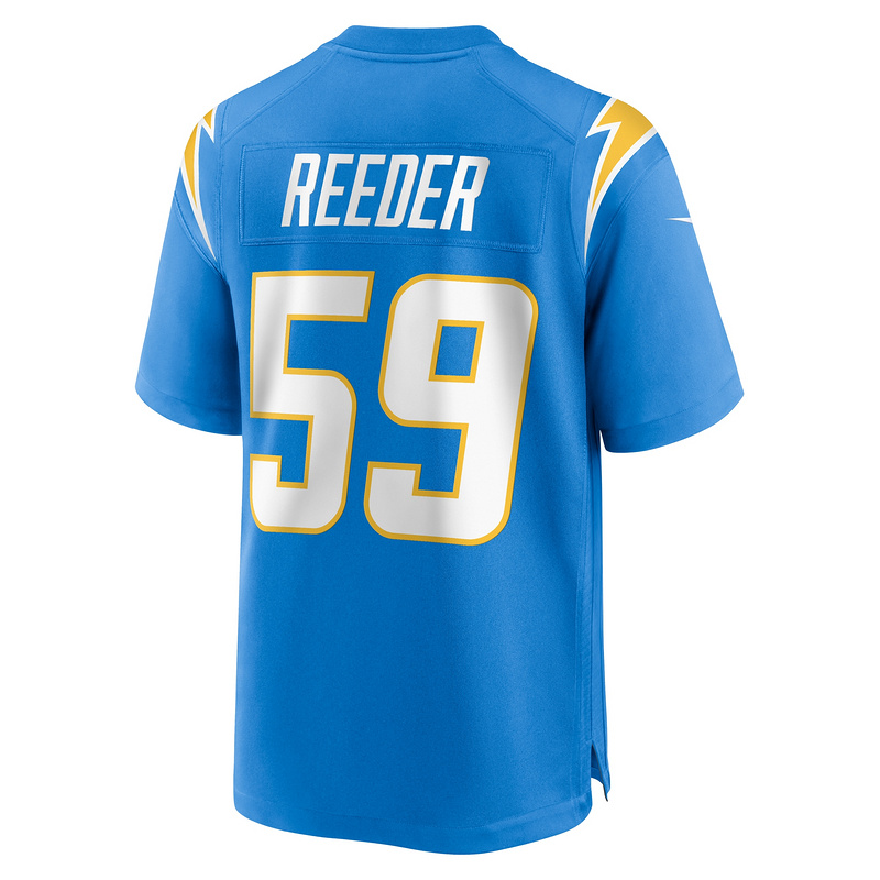 Men's Los Angeles Chargers Troy Reeder Nike Powder Blue Team Game Jersey