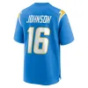 Men's Los Angeles Chargers Tyler Johnson Nike Powder Blue Team Game Jersey