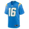 Men's Los Angeles Chargers Tyler Johnson Nike Powder Blue Team Game Jersey