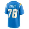 Men's Los Angeles Chargers Zack Bailey Nike Powder Blue Player Game Jersey