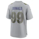 Men's Los Angeles Rams Aaron Donald Nike Gray Atmosphere Fashion Game Jersey