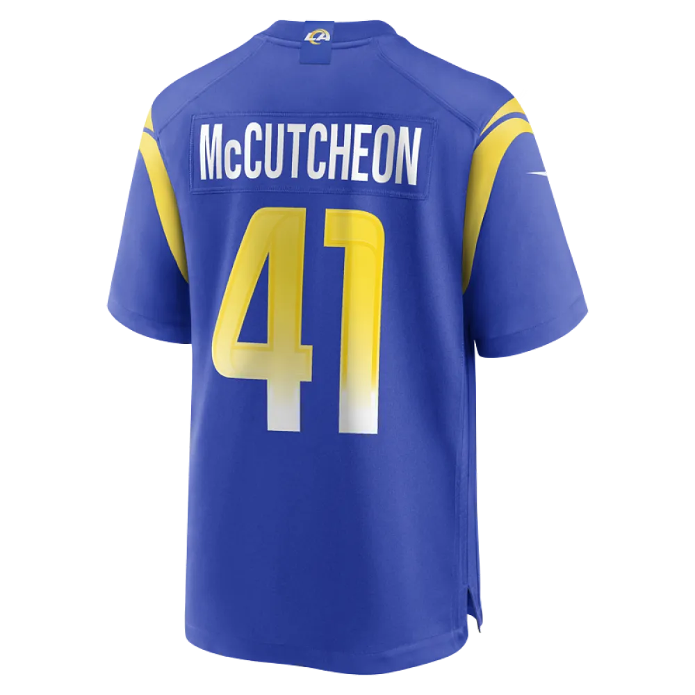 Men's Los Angeles Rams Cameron McCutcheon Nike Royal Game Jersey