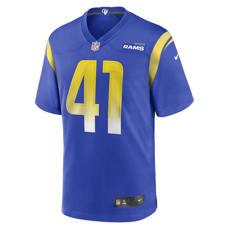 Men's Los Angeles Rams Cameron McCutcheon Nike Royal Game Jersey