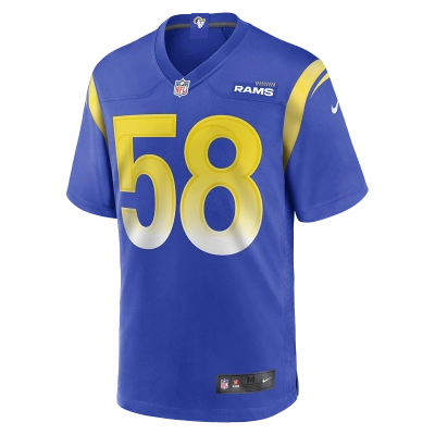 Men's Los Angeles Rams DeAndre Square Nike Royal Game Jersey 01
