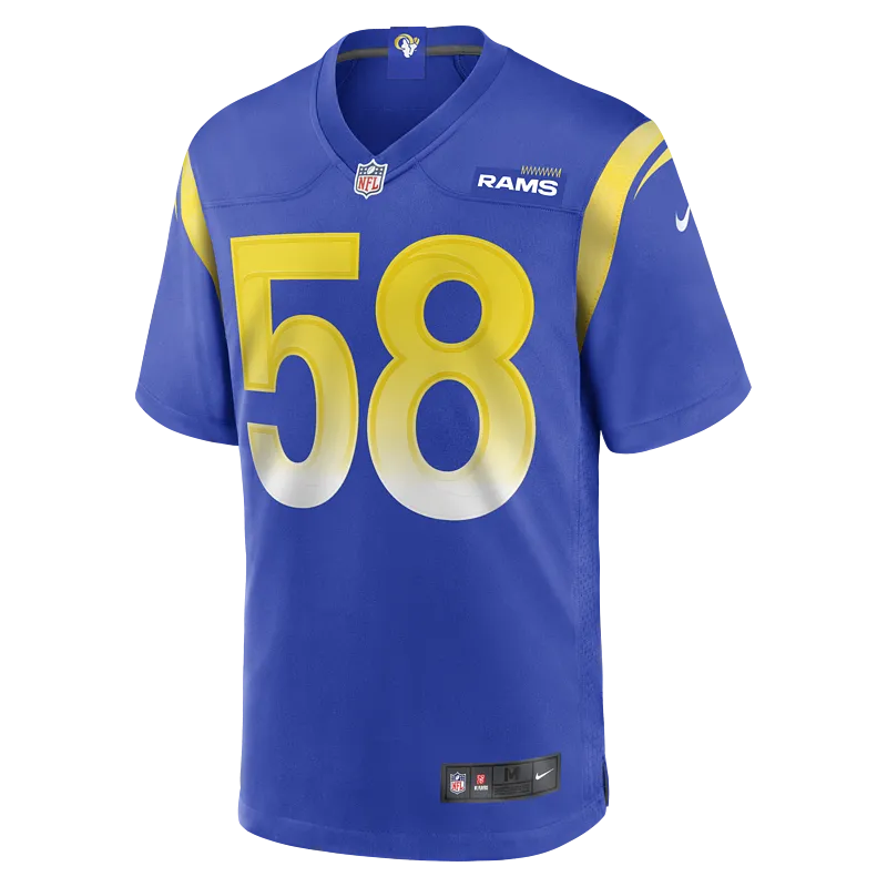 Men's Los Angeles Rams DeAndre Square Nike Royal Game Jersey