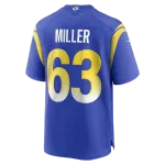 Men's Los Angeles Rams Grant Miller Nike Royal Game Jersey